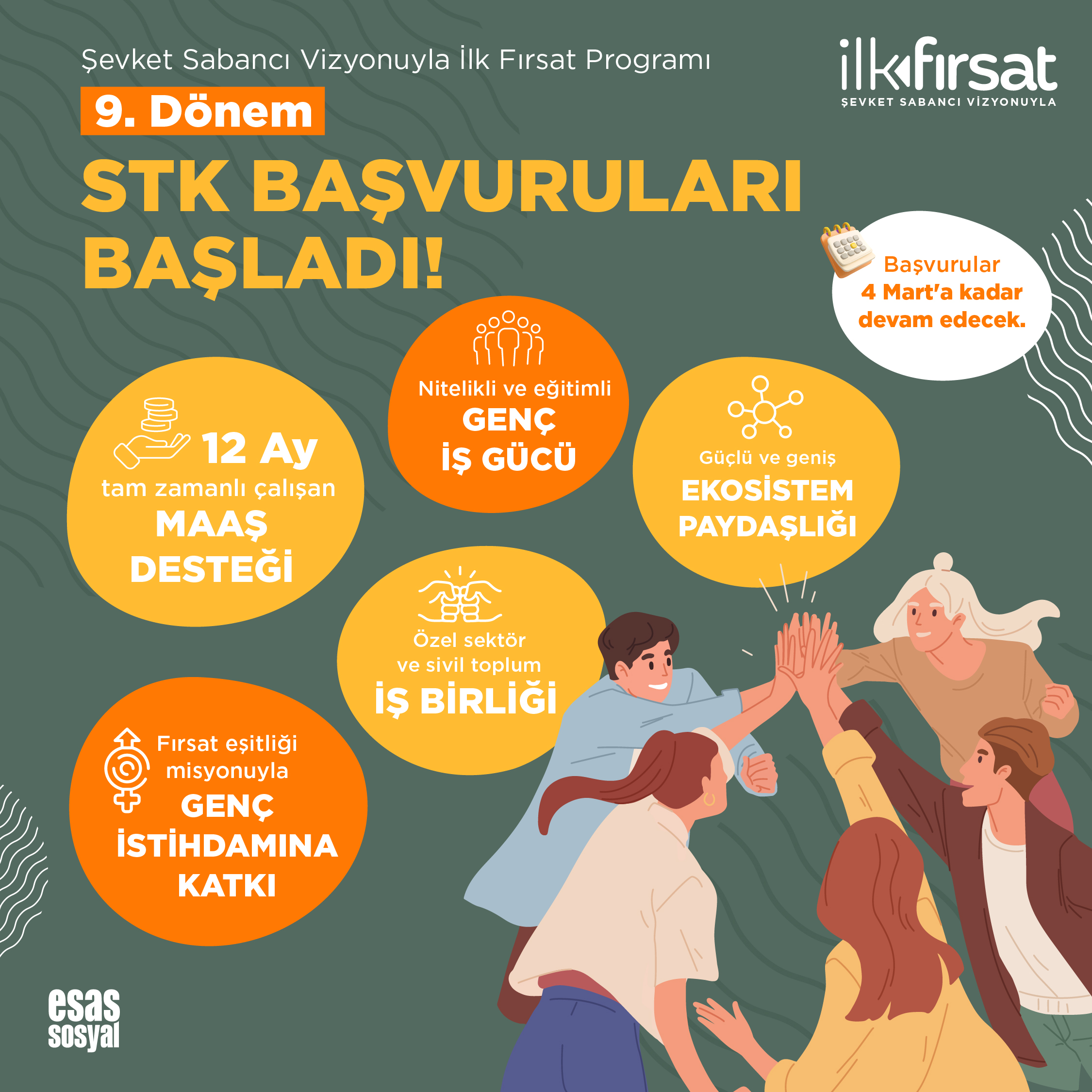 ilk fırsat programı 9.dönem başvuru afişi