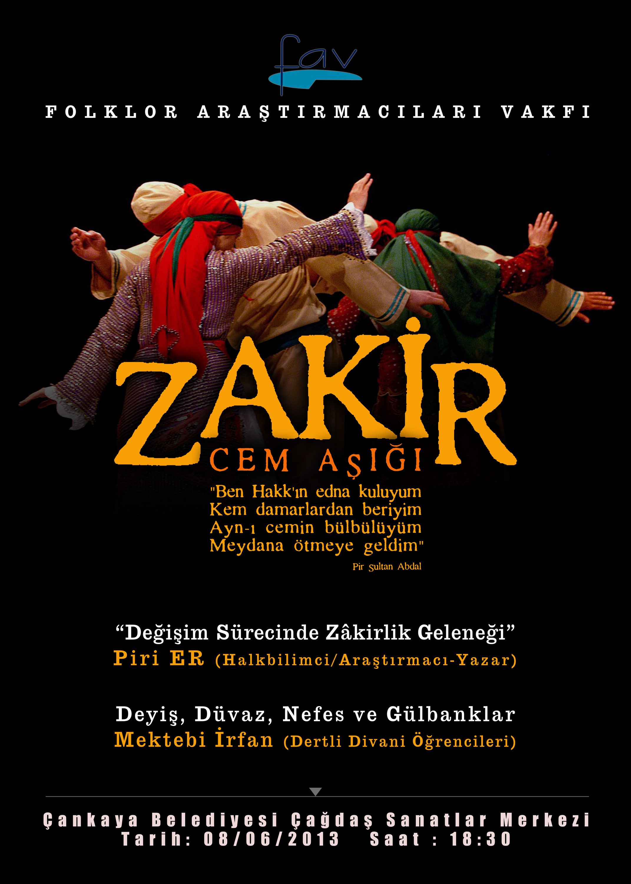 zakir etkinlik afiş