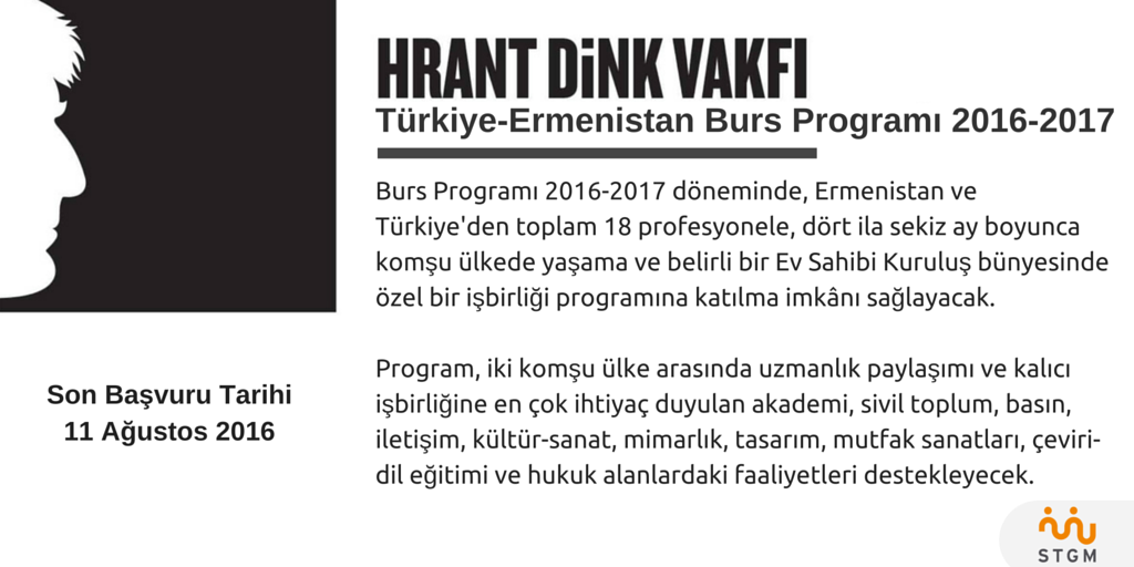 hrant dink vakfı burs programı