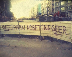 gezi parkı nöbeti