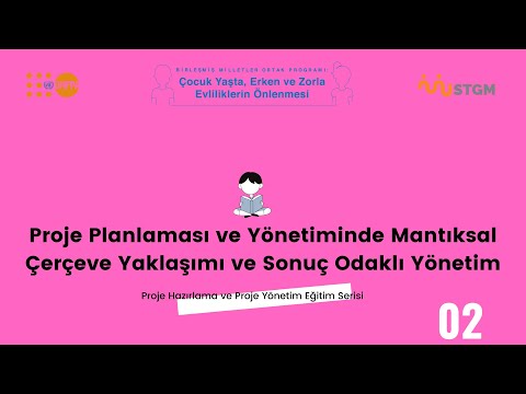Preview image for the video "Eğitimin Adı: 02 Proje Planlaması ve Yönetiminde Mantıksal Çerçeve Yaklaşımı ve Sonuç Odaklı Yönetim".