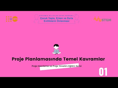 Preview image for the video "Eğitimin Adı: 01 Proje Planlamasında Temel Kavramlar".