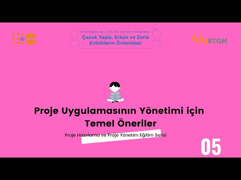 Preview image for the video "Eğitimin Adı: 05 Proje Uygulamasının Yönetimi için Temel Öneriler".