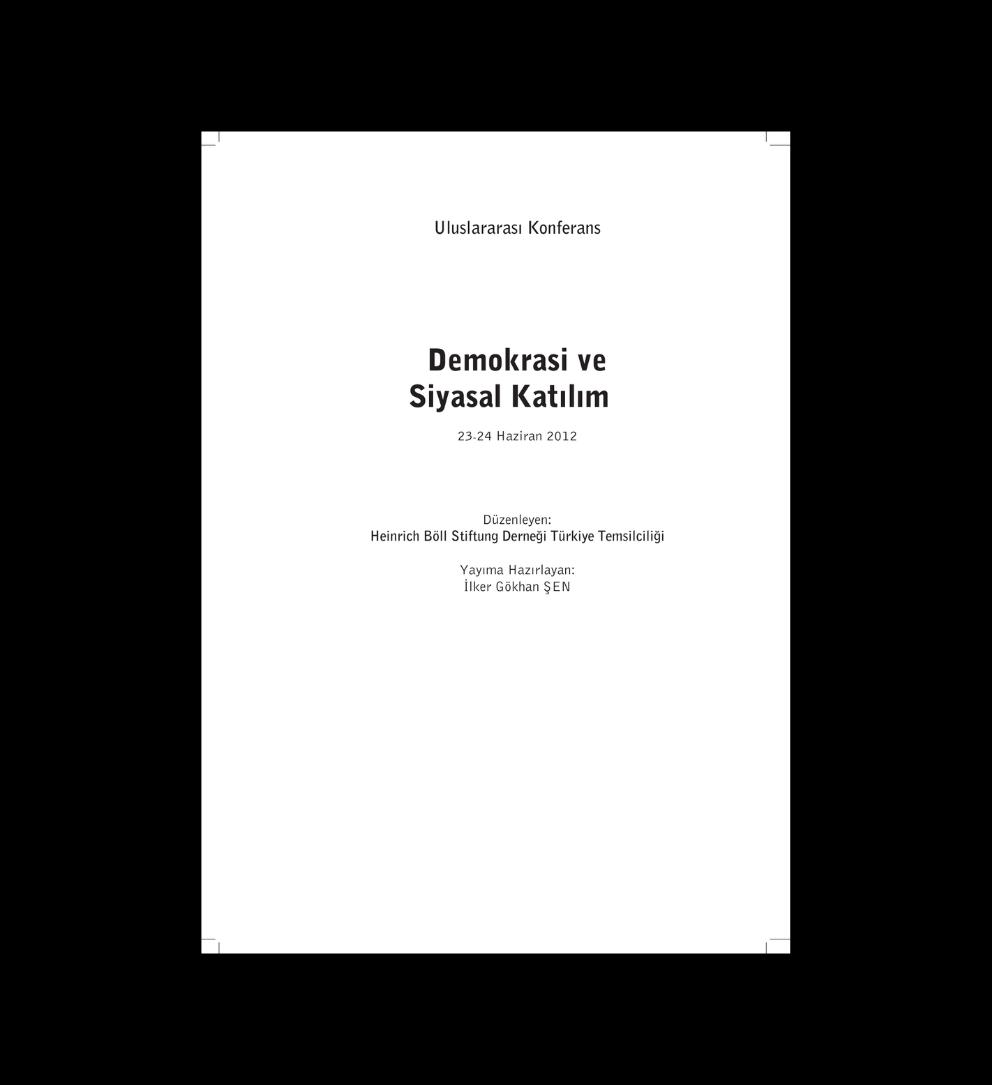 Demokrasi ve Siyasal Katılım