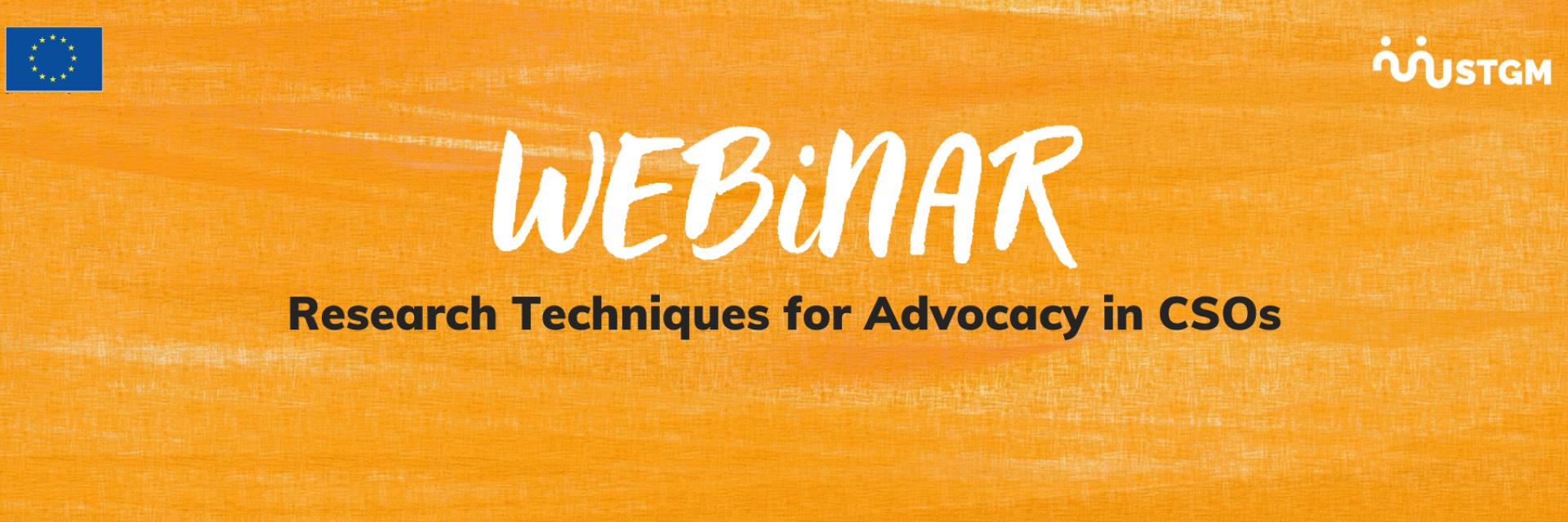 Research Techniques for Advocacy in CSOs