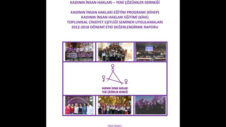 Kadının İnsan Hakları-Yeni Çözümler Derneği Etki Değerlendirme Raporu