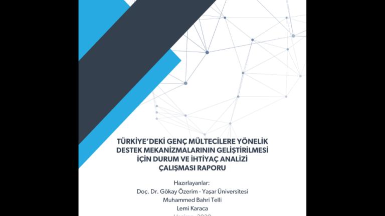 Türkiye’deki Genç Mültecilere Yönelik Destek Mekanizmalarının Geliştirilmesi İçin Durum Ve İhtiyaç Analizi Çalışması Raporu