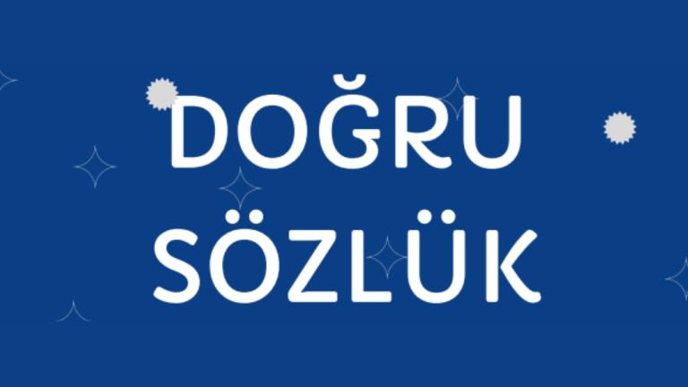 doğru sözlük