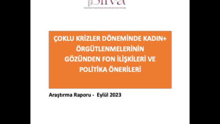 Çoklu Krizler Döneminde Kadın+ Örgütlenmelerinin Gözünden Fon İlişkileri ve Politika Önerileri - Araştırma Raporu
