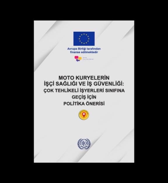 Beyaz kapakta AB ve İSG logoları, ortada bir politika önerisi başlığı yer alıyor.